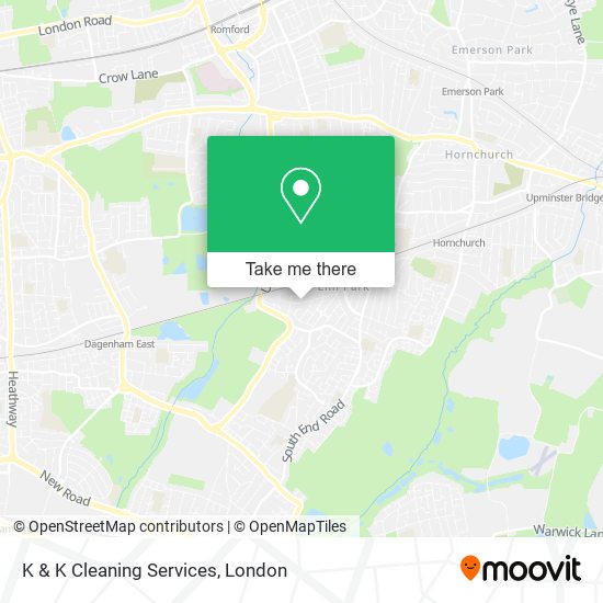 K & K Cleaning Services map