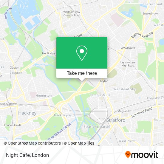 Night Cafe map