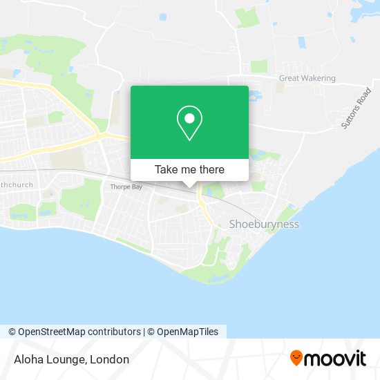 Aloha Lounge map