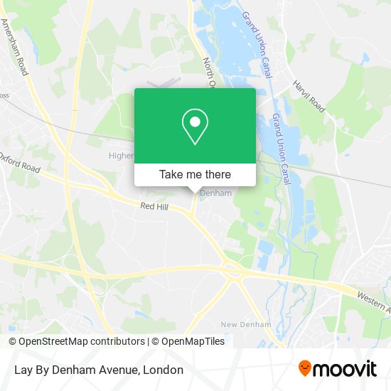 Lay By Denham Avenue map
