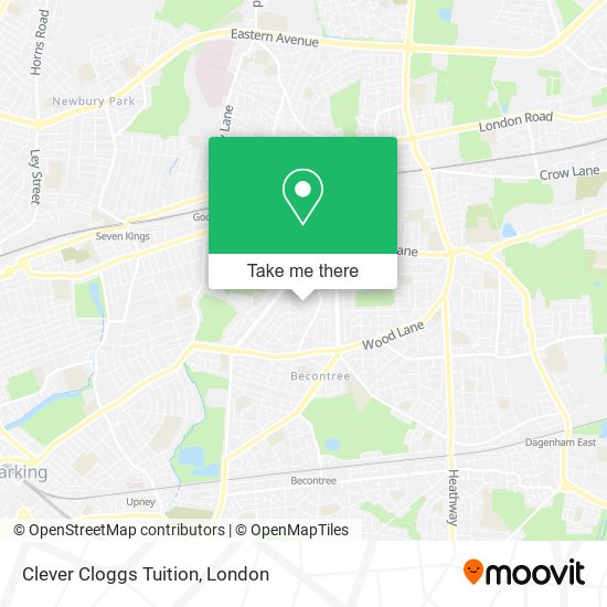 Clever Cloggs Tuition map