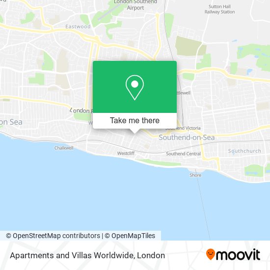 Apartments and Villas Worldwide map