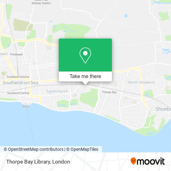 Thorpe Bay Library map