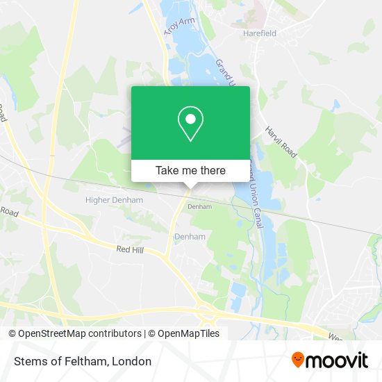 Stems of Feltham map