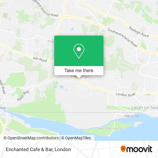 Enchanted Cafe & Bar map