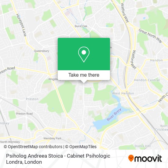 Psiholog Andreea Stoica - Cabinet Psihologic Londra map
