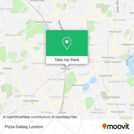 Pizza Galaxy map