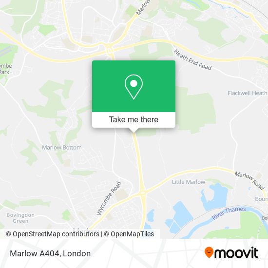 Marlow A404 map