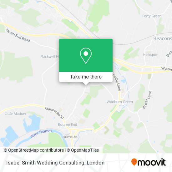 Isabel Smith Wedding Consulting map