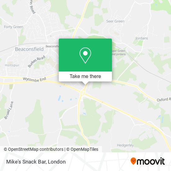 Mike's Snack Bar map