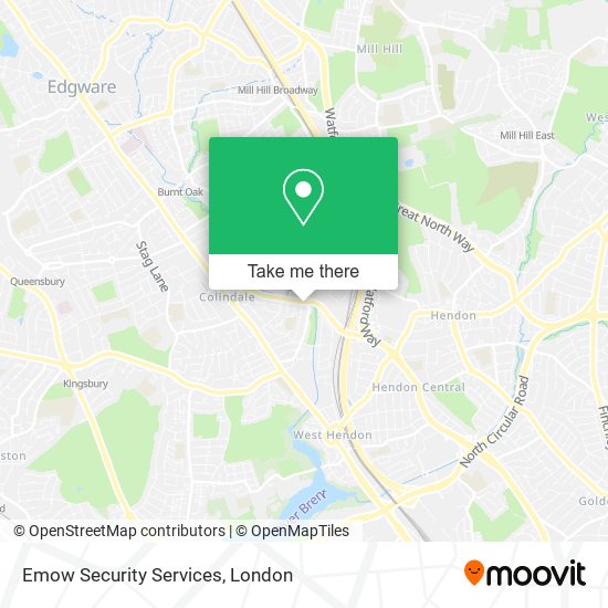 Emow Security Services map