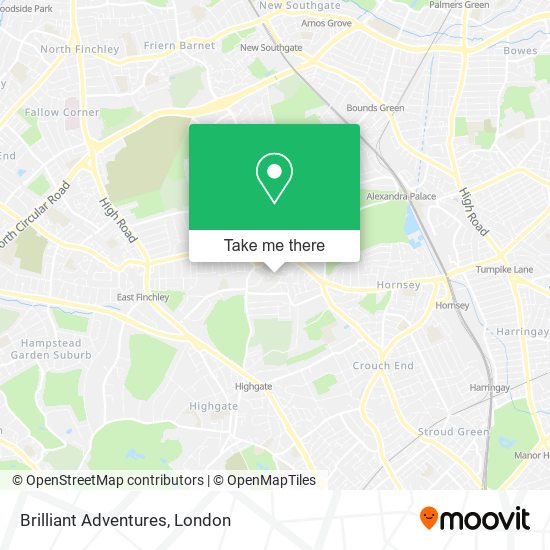 Brilliant Adventures map