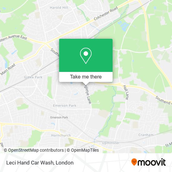Leci Hand Car Wash map