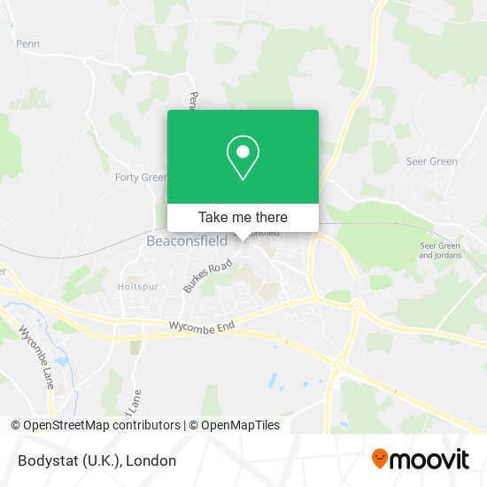 Bodystat (U.K.) map