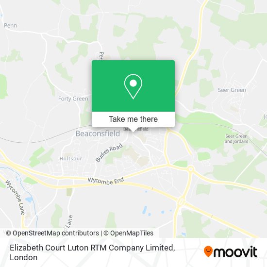 Elizabeth Court Luton RTM Company Limited map