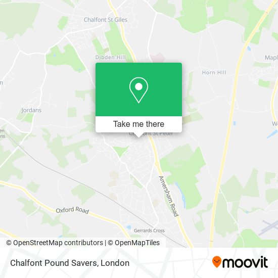 Chalfont Pound Savers map
