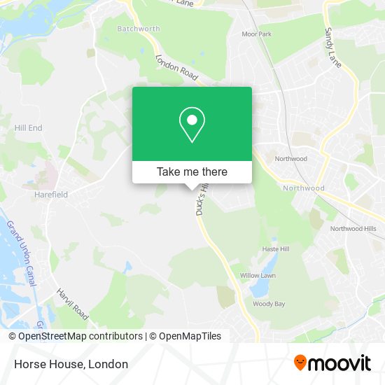 Horse House map