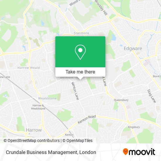 Crundale Business Management map