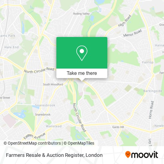 Farmers Resale & Auction Register map