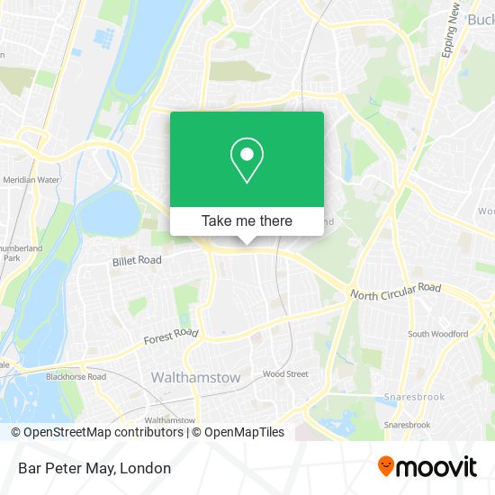 Bar Peter May map
