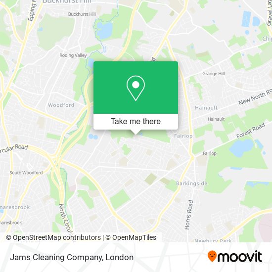Jams Cleaning Company map