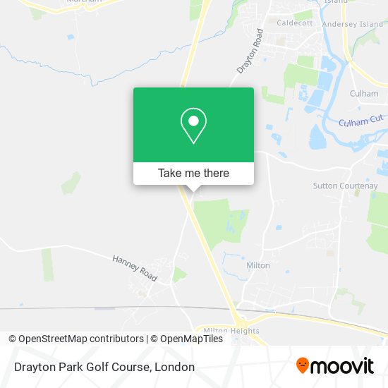 Drayton Park Golf Course map