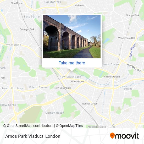 Arnos Park Viaduct map