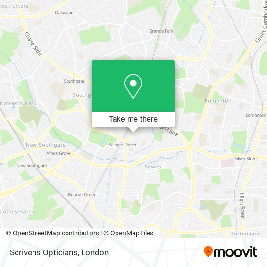 Scrivens Opticians map