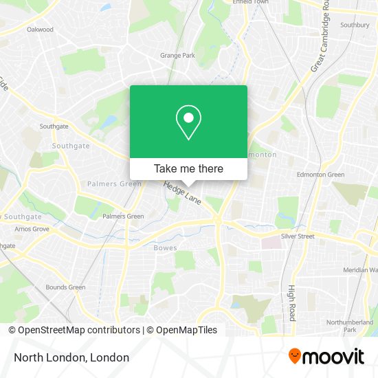 North London map