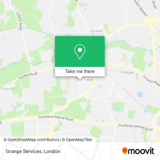 Grange Services map
