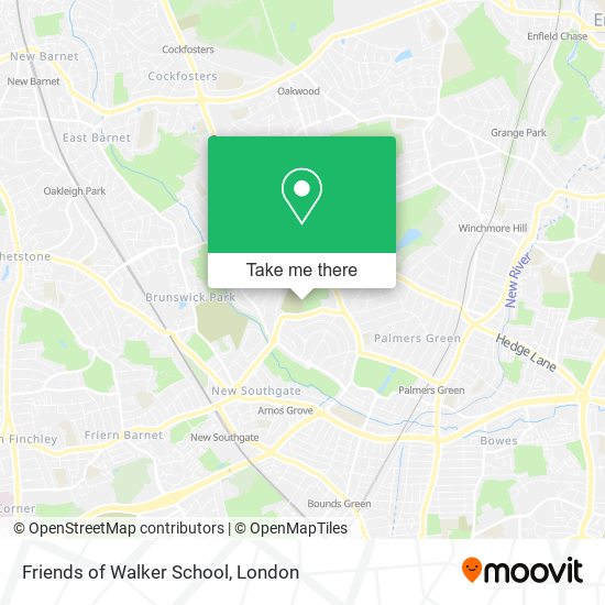 Friends of Walker School map