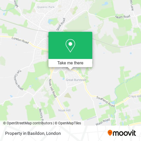 Property in Basildon map