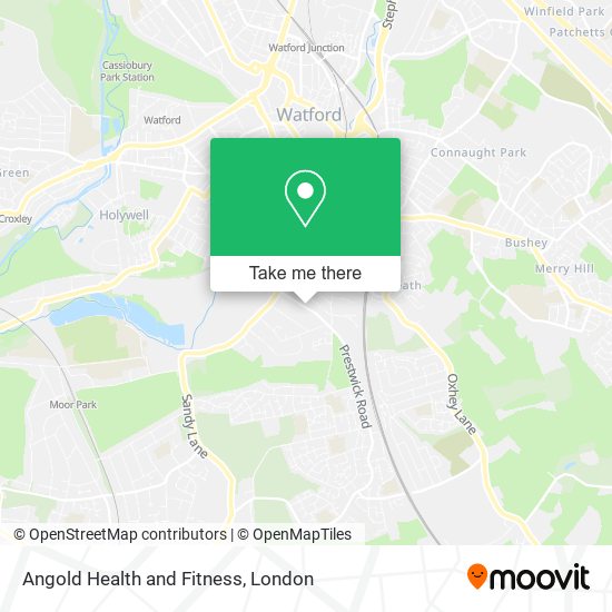 Angold Health and Fitness map