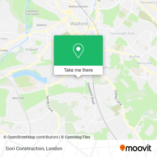Gori Construction map