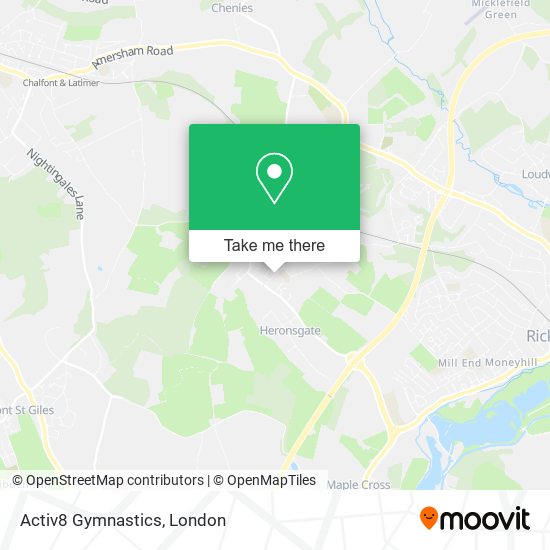 Activ8 Gymnastics map