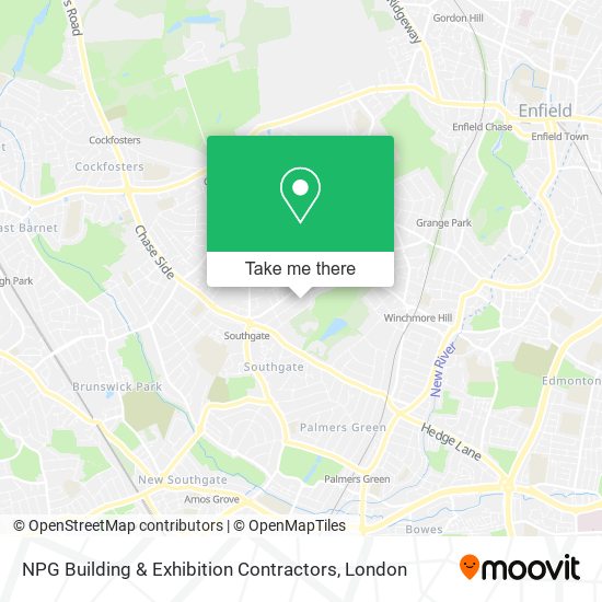 NPG Building & Exhibition Contractors map