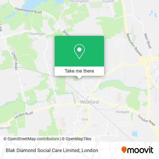 Blak Diamond Social Care Limited map