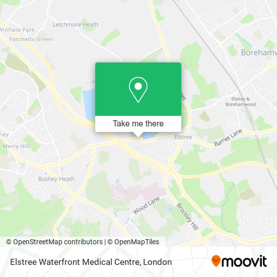 Elstree Waterfront Medical Centre map