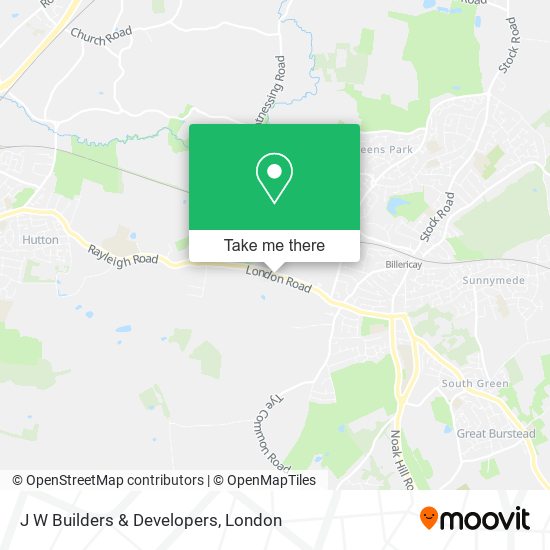 J W Builders & Developers map