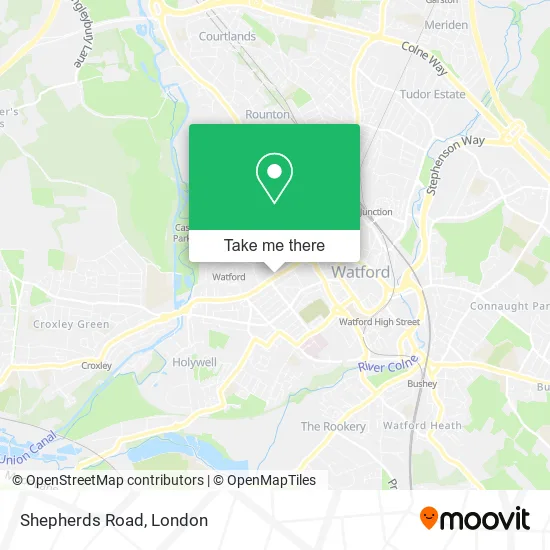 Shepherds Road map