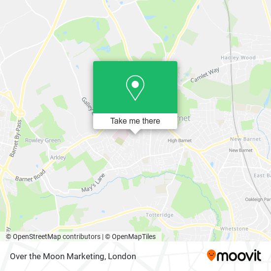 Over the Moon Marketing map