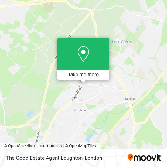 The Good Estate Agent Loughton map