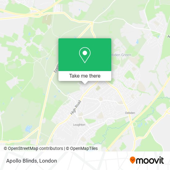 Apollo Blinds map