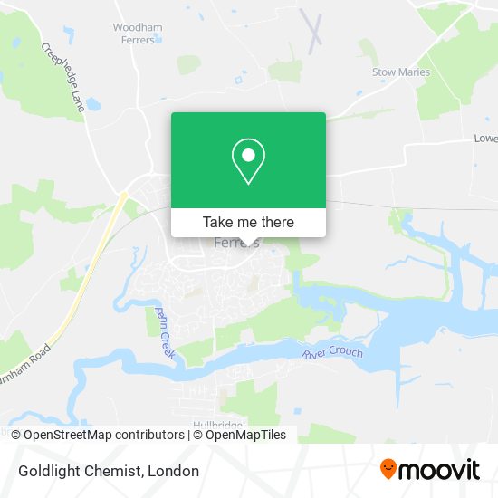 Goldlight Chemist map