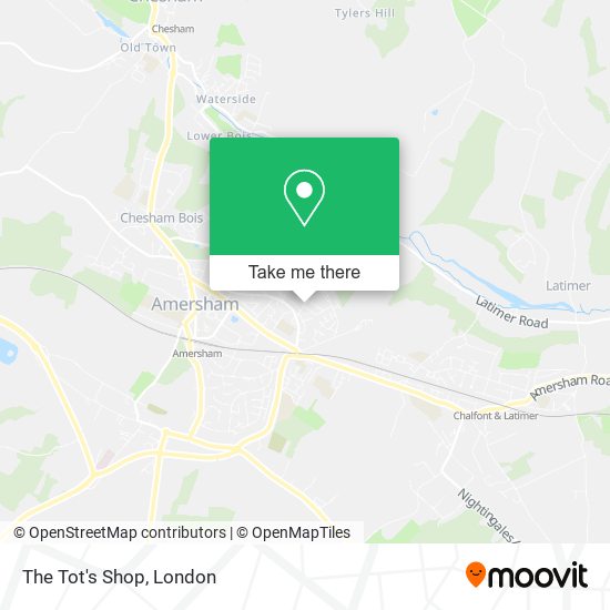 The Tot's Shop map