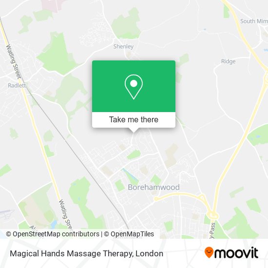 Magical Hands Massage Therapy map