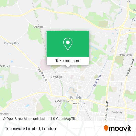 Technivate Limited map