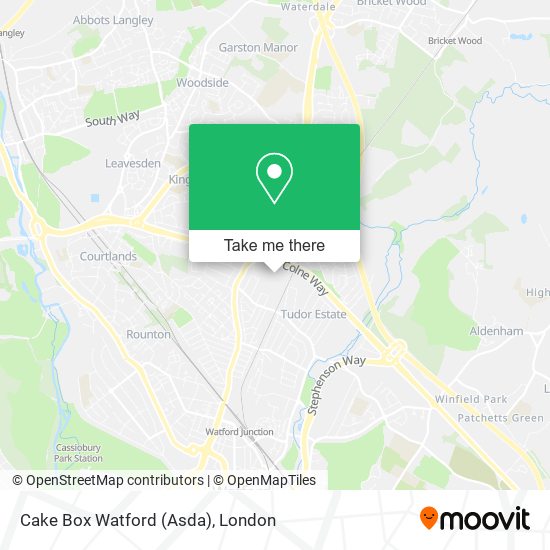 Cake Box Watford (Asda) map