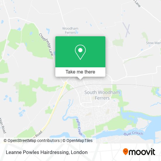 Leanne Powles Hairdressing map