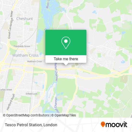 Tesco Petrol Station map